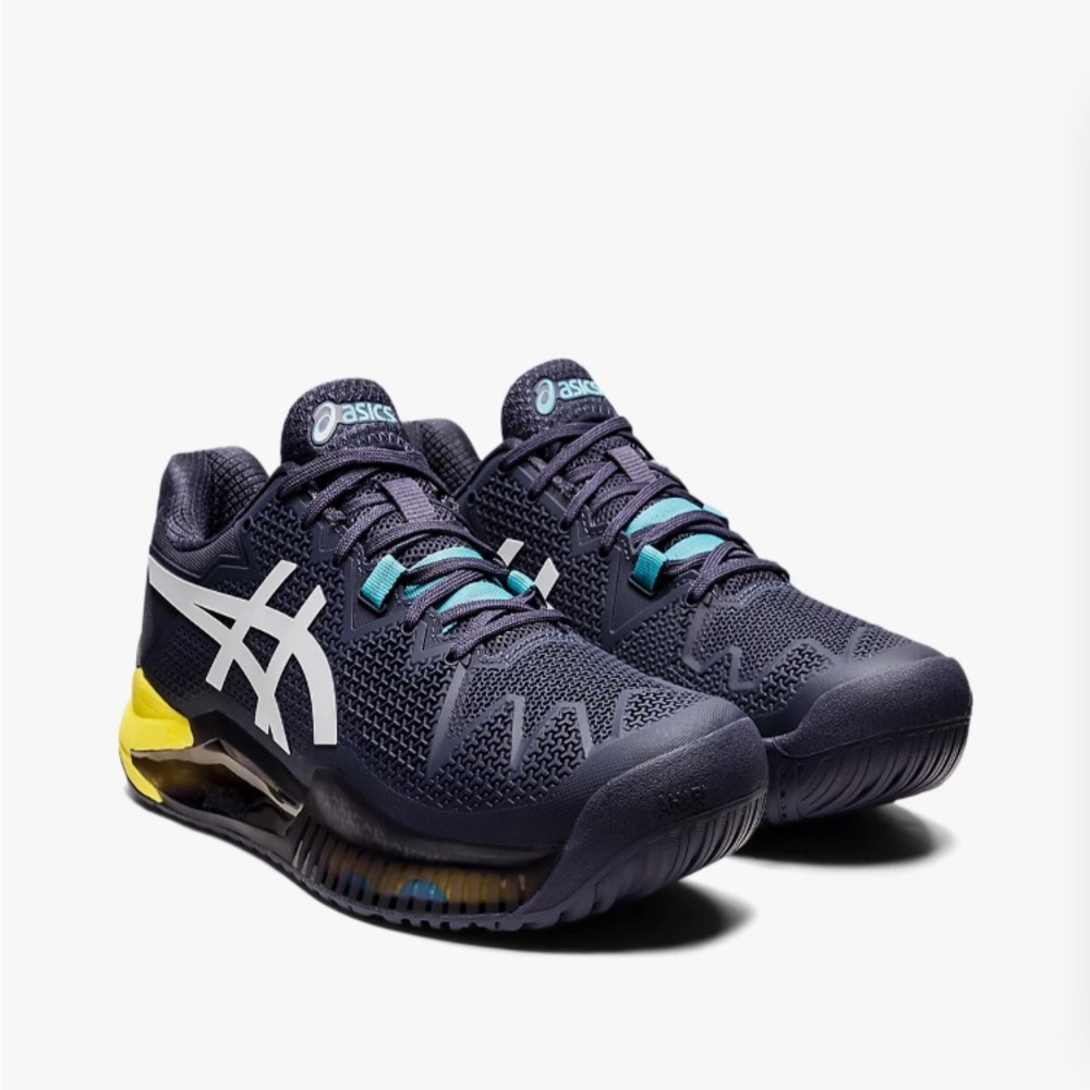 NWT ASICS Gel Resolution Hard Court Australian Open Indigo Fog Mens 8 Shoes NWB
